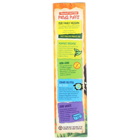 Natures Path Peanut Butter Panda Puffs Cereal - 10.6 oz