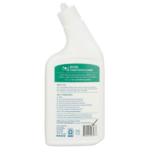 Ecos Plant Powered Toilet Bowl Cleaner Cedar - 24 oz