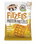 Lenny & Larrys Fitzels Boujie Mustard Protein Pretzel - 3 oz | Fitzels | Vegan Black Market