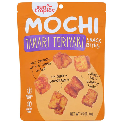 Sun Tropics Mochi Tamari Teriyaki Snack Bites - 3.5 oz | Vegan Black Market