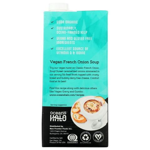 Oceans Halo Vegan No Beef Broth - 32 oz