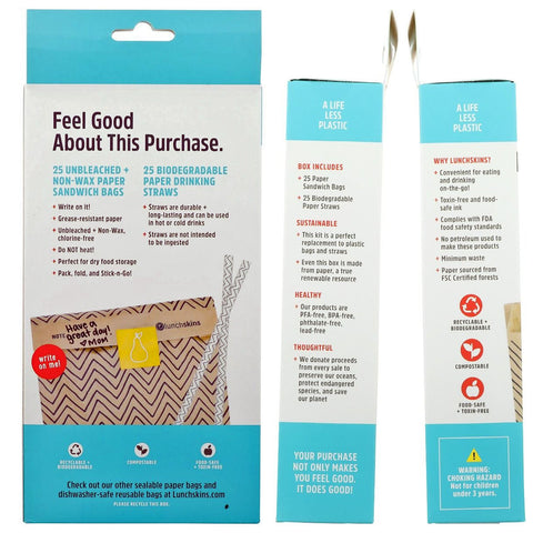 Lunchskins Plastic Free Starter Kit - 1 box
