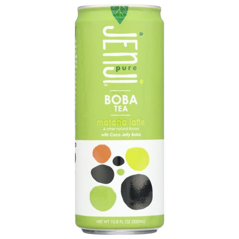 Jenji Pure Boba Tea Matcha Latte - 10.8 fo | Vegan Black Market