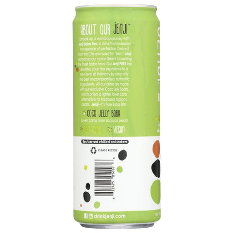 Jenji Pure Boba Tea Matcha Latte - 10.8 fo