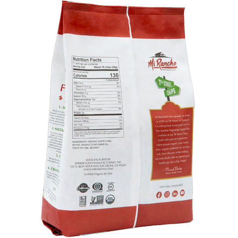 Mi Rancho 7th Street Thin Organic Corn Tortilla Chips - 11 oz.