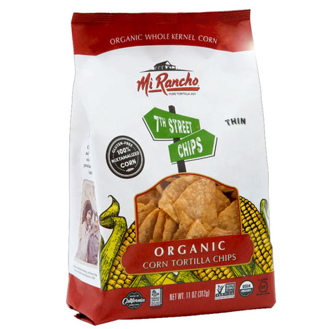 7th Street Thin Organic Corn Tortilla Chips mi rancho