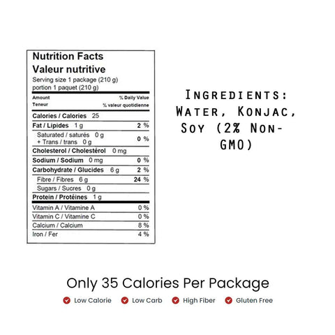 nuPasta Konjac Fettucine Pasta - 210 gm