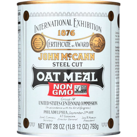 McCann Steel Cut Irish Oatmeal - 28 oz | mccann oatmeal |  mccann's irish oatmeal | Vegan Black Market