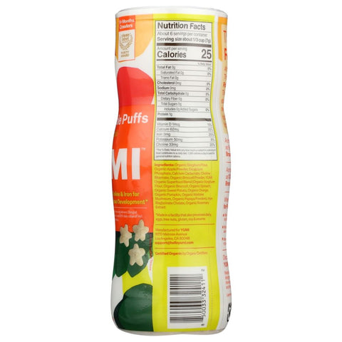 Yumi Organic Meltable Puff Apple Broccoli -1.5 oz