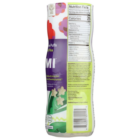 Yumi Organic Meltable Puff Berry And Sweet Pea - 1.5 oz