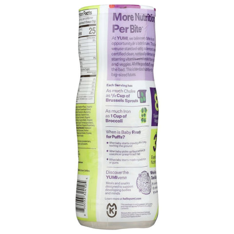 Yumi Organic Meltable Puff Berry And Sweet Pea - 1.5 oz