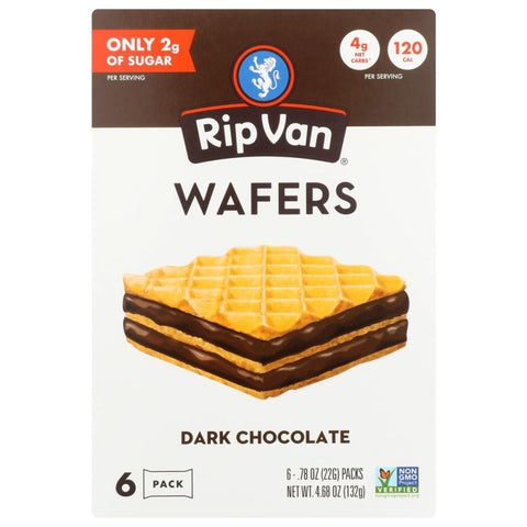 Rip Van Wafers Dark Chocolate - 4.68 oz | Rip Van Wafers | Vegan Black Market