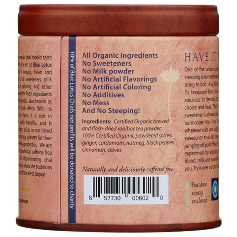 Blue Lotus Chai Rooibos Masala Chai - 2 oz