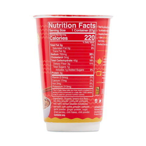 Lotus Foods Red Miso Rice Ramen Noodle Soup - 2 oz