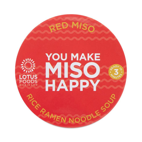 Lotus Foods Red Miso Rice Ramen Noodle Soup - 2 oz