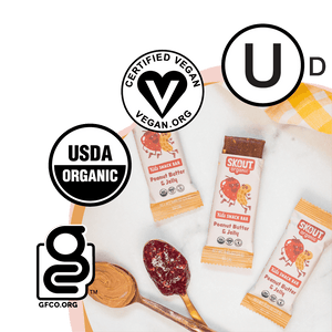 Skout Organic Kids Snack Bars Peanut Butter and Jelly - 6 ct/0.85oz.