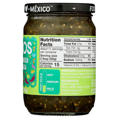 Somos Roasted Tomatillo Jalapeno Salsa Mild - 12 oz.