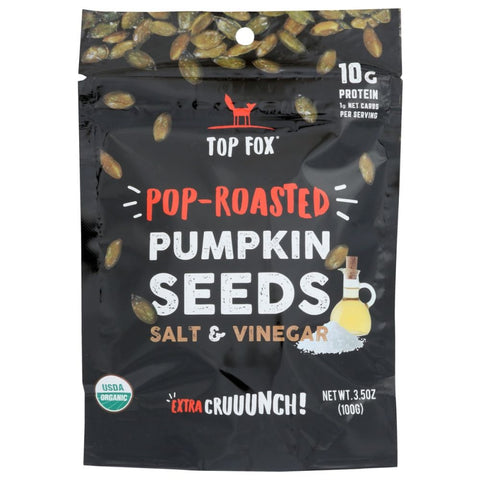 Top Fox Pumpkin Seeds Salt and Vinegar - 3.5 oz
