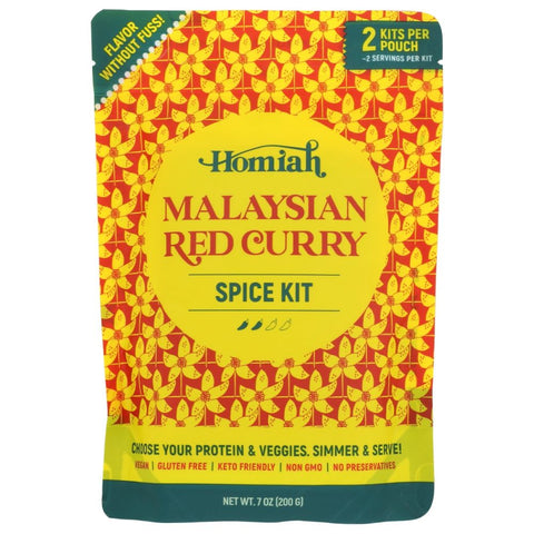Homiah Malaysian Red Curry Spice Kit - 7 oz | Vegan Black Market