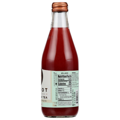 Enroot Tea Sparking Cold Brew Tea Raspberry Mint White Peony Tea - 12 fl oz