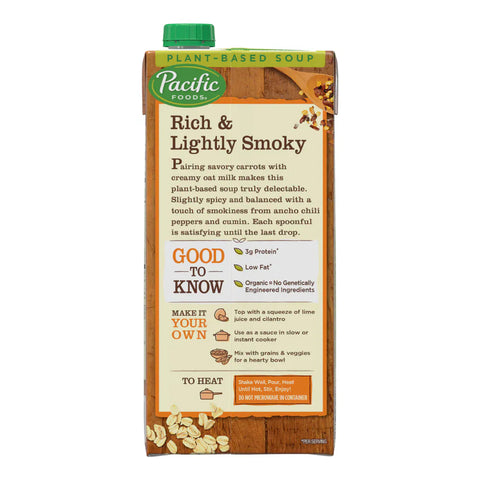 Pacific Foods Oat Milk Cumin Carrot Organic Creamy Soup -  32 oz