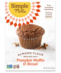 Simple Mills Gluten Free Pumpkin Muffin And Bread Almond Flour Mix - 9 oz | Vegan Black Market