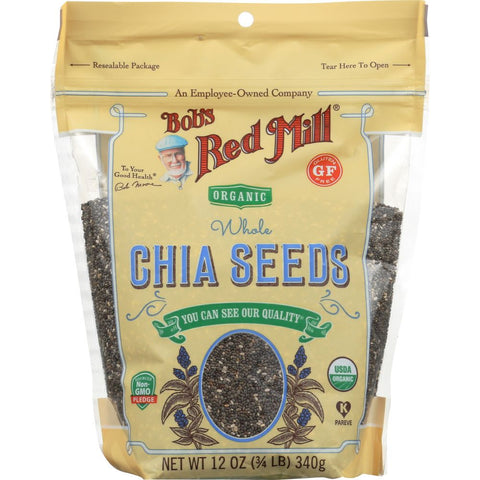 Bob's Red Mill Organic Whole Chia Seeds - 12 oz | Vegan Black Market