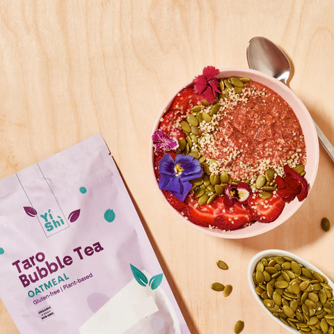 Yishi Taro Bubble Tea 6 Serving Oatmeal Pouch - 8.5 oz