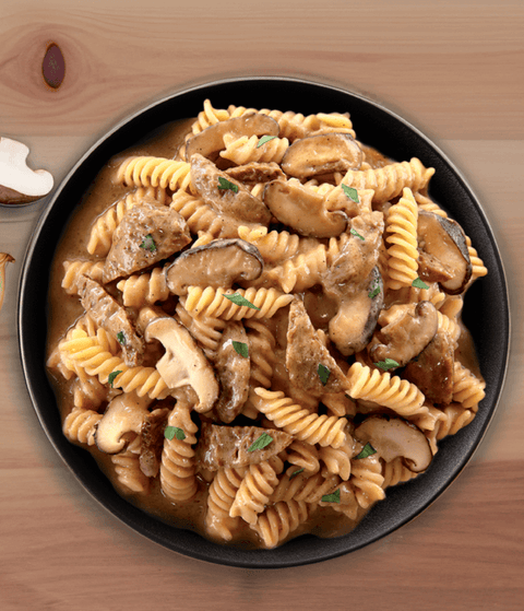 UNMEAT Beef Stroganoff with Pasta, 15 oz