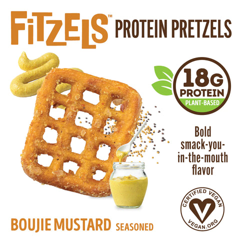 Lenny & Larrys Fitzels Boujie Mustard Protein Pretzel - 3 oz