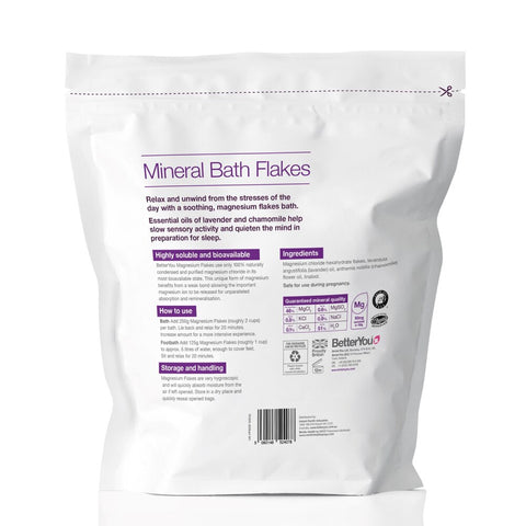 BetterYou Magnesium Sleep Mineral Bath Flakes - 2.3 lb