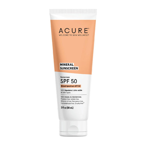 ACURE Mineral Sunscreen SPF 50 - 3 fo | Vegan Black Market