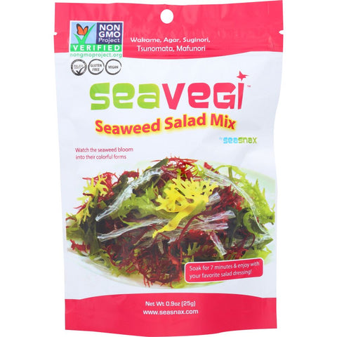 Sea Snax Seaweed SeaVegi Salad Mix - 0.9 oz | Vegan Black Market