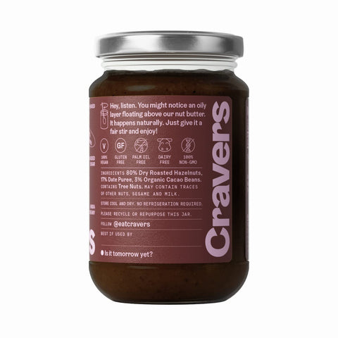 Cravers Cacao Hazelnut Spread - 12 oz