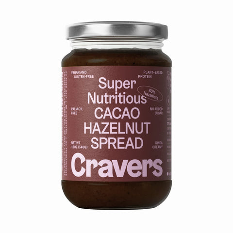 Cravers Cacao Hazelnut Spread - 12 oz | Vegan Black Market |  alternatives for Nutella