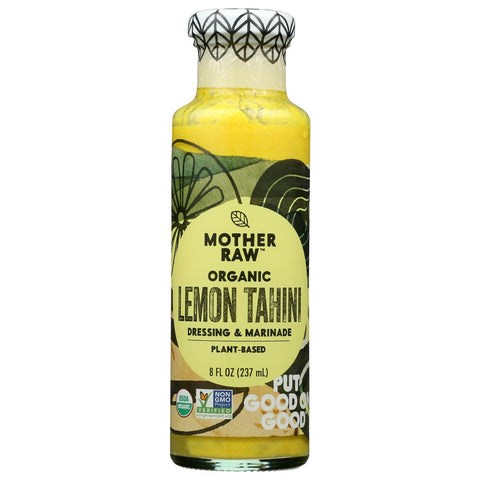 Mother Raw Organic Lemon Tahini Dressing - 8 fo | Vegan Black Market