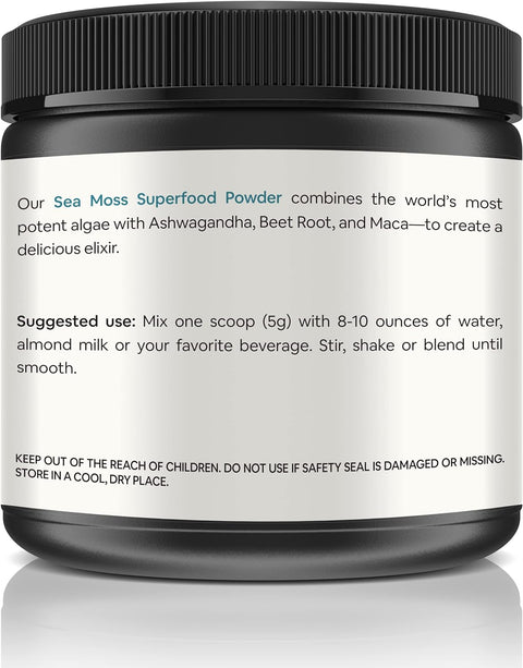 Atlantic Naturals Organic Sea Moss Superfood Powder - 5.5 oz