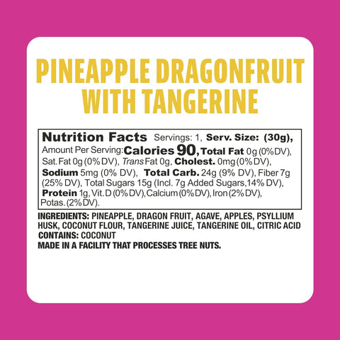 Garden Bar Fruit Snack Pineapple Dragon Fruit Tangerine - 1.1 oz