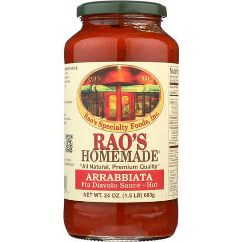 Rao's Specialty Foods Arrabbiata Sauce -  24 oz | Vegan Black Market
