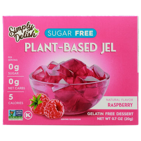 Simply Delish Jel Dessert Raspberry - 0.7 oz