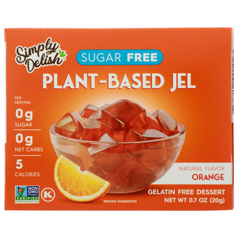 Simply Delish Jel Dessert Orange - 0.7 oz | simply delish jello | Jel Dessert | Vegan Black Market