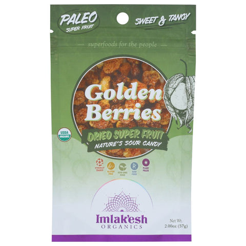 Imlakesha Organics Dried Fruit Golden Berry - 2 oz | Vegan Black Market