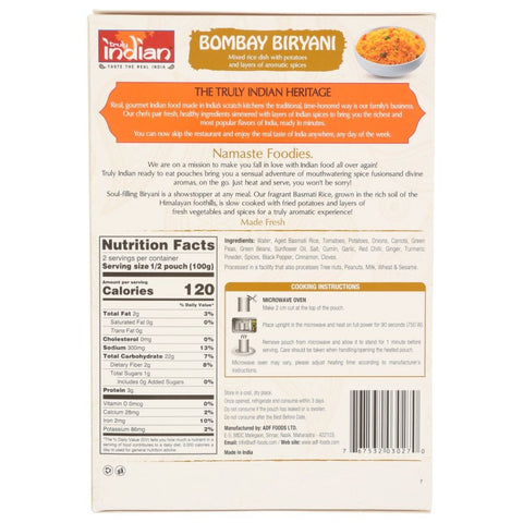 Truly Indian Bombay Biryani Rince - 7.05 oz