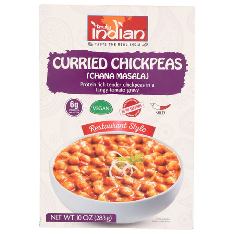 Truly Indian Curried Chickpeas Chana Masala - 10 oz | Vegan Black Market