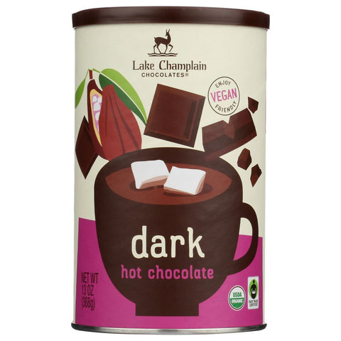 Lake Champlain Chocolate Dark Hot Chocolate - 16 oz | Vegan Black Market