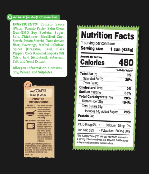 UNMEAT Meatballs in Spaghetti Sauce, 15 oz