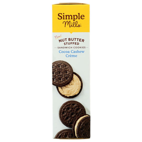 Simple Mills Nut Butter Stuffed Coco Cashew Creme Sandwich Cookies - 6.7 oz