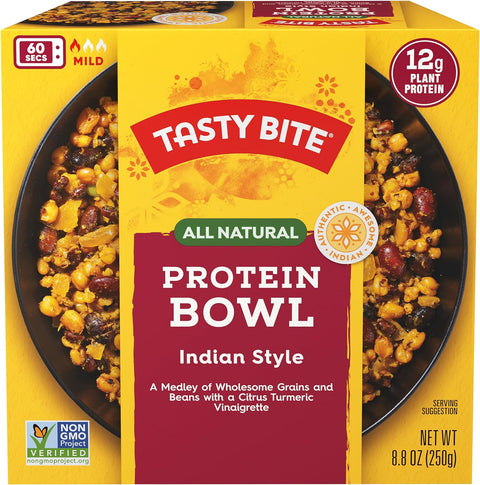 Tasty Bite Protein Bowl Indian Style - 8.8 oz | Vegan Black Market