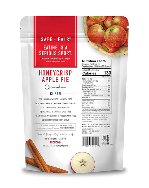 The Safe and Fair Food Company Honeycrisp Apple Pie Granola - 12 oz