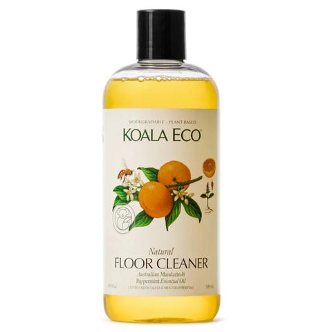 Koala Eco Floor Cleaner Mandarin & Peppermint Essential Oil - 16.9 fo | Koala Eco | Eco Floor Cleaner | Vegan Black Market